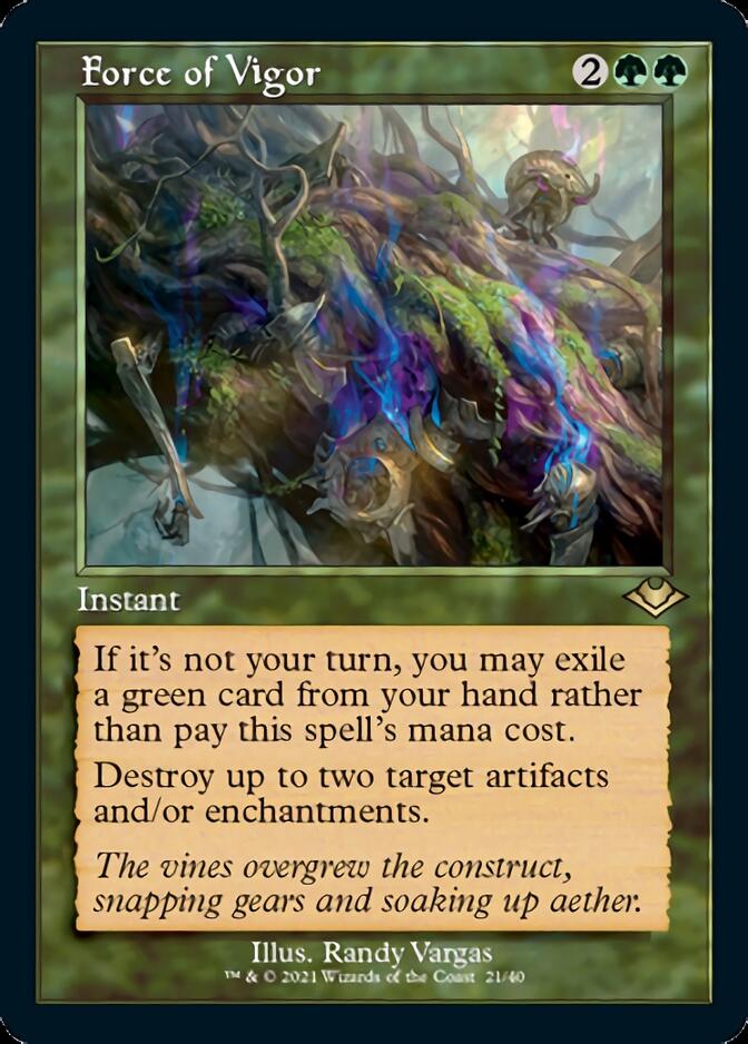 Force of Vigor (Retro Foil Etched) [Modern Horizons] - Magic: The Gathering - Card Brawlers | Quebec | Canada |