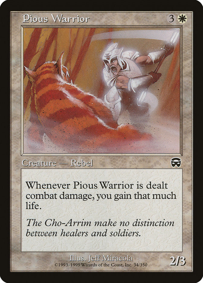 Pious Warrior [Mercadian Masques] - Magic: The Gathering - Card Brawlers | Quebec | Canada |