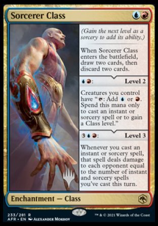 Sorcerer Class (Promo Pack) [Dungeons & Dragons: Adventures in the Forgotten Realms Promos] - Magic: The Gathering - Card Brawlers | Quebec | Canada |