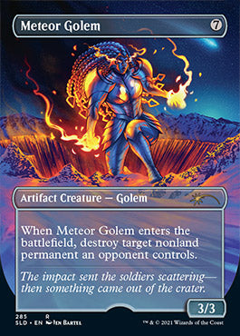 Meteor Golem (Borderless) [Secret Lair Drop Series] - Magic: The Gathering - Card Brawlers | Quebec | Canada |