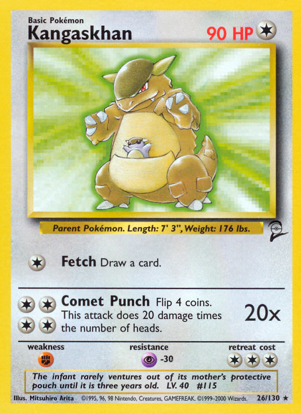 Kangaskhan (26/130) [Base Set 2] - Pokémon - Card Brawlers | Quebec | Canada |