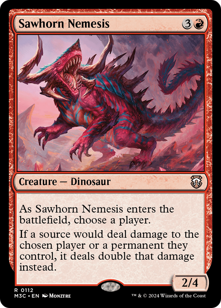 Sawhorn Nemesis [Modern Horizons 3 Commander] - Magic: The Gathering - Card Brawlers | Quebec | Canada |