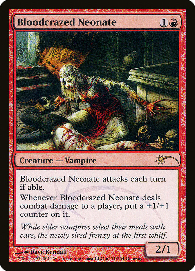 Bloodcrazed Neonate [Wizards Play Network 2011] - Magic: The Gathering - Card Brawlers | Quebec | Canada |