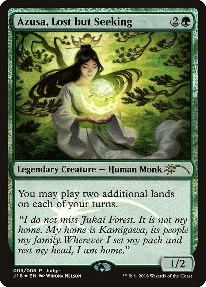 Azusa, Lost but Seeking [Judge Gift Cards 2016] - Magic: The Gathering - Card Brawlers | Quebec | Canada |