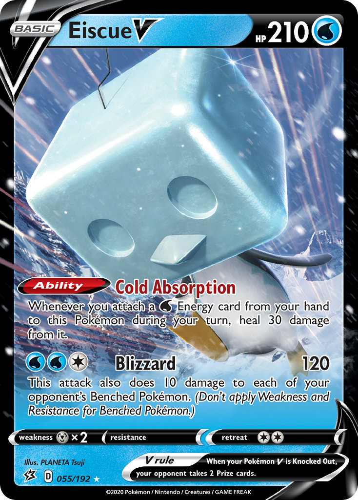 Eiscue V (055/192) [Sword & Shield: Rebel Clash] - Pokémon - Card Brawlers | Quebec | Canada |
