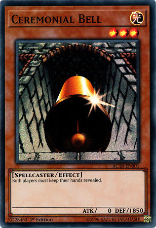 Ceremonial Bell [AC18-EN001] Super Rare - Yu-Gi-Oh! - Card Brawlers | Quebec | Canada |