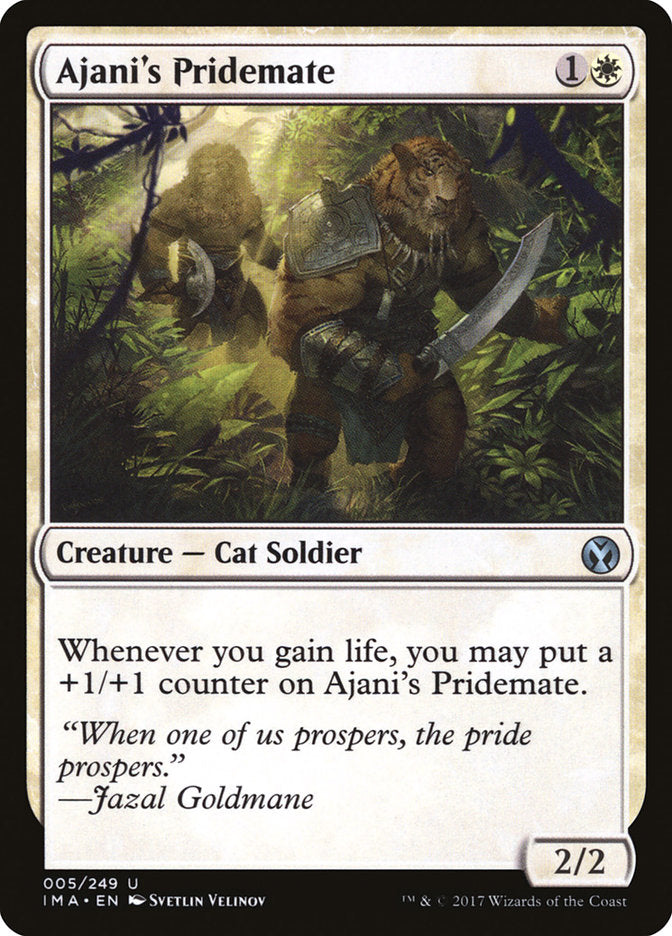 Ajani's Pridemate [Iconic Masters] - Magic: The Gathering - Card Brawlers | Quebec | Canada |