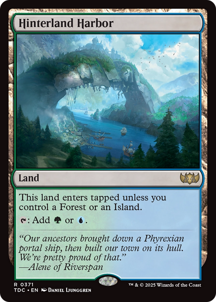 Hinterland Harbor [Tarkir: Dragonstorm Commander] - Magic: The Gathering - Card Brawlers | Quebec | Canada |