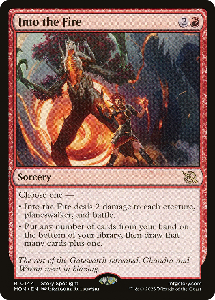Into the Fire [March of the Machine] - Magic: The Gathering - Card Brawlers | Quebec | Canada |
