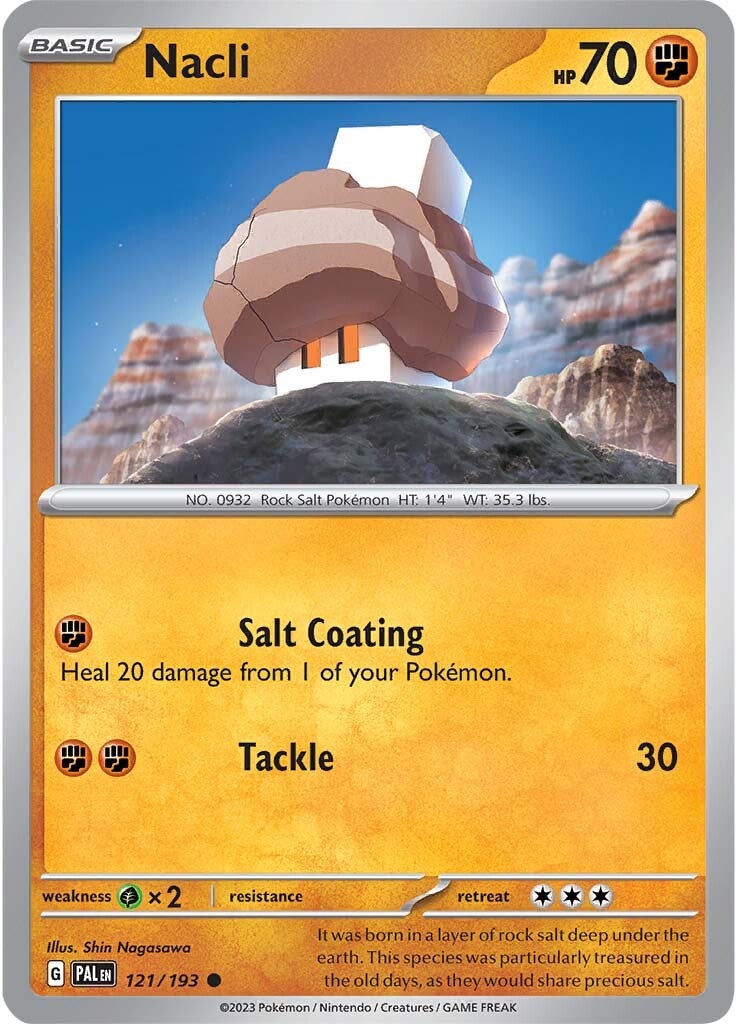 Nacli (121/193) [Scarlet & Violet: Paldea Evolved] - Pokémon - Card Brawlers | Quebec | Canada |