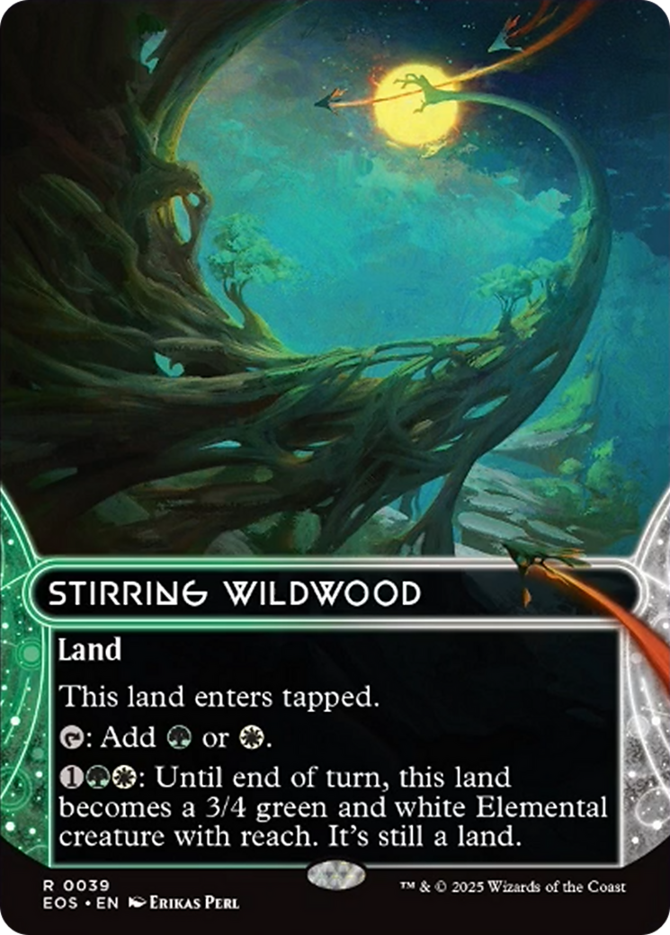 Stirring Wildwood (0039) (Borderless) [Edge of Eternities: Stellar Sights] - Magic: The Gathering - Card Brawlers | Quebec | Canada |