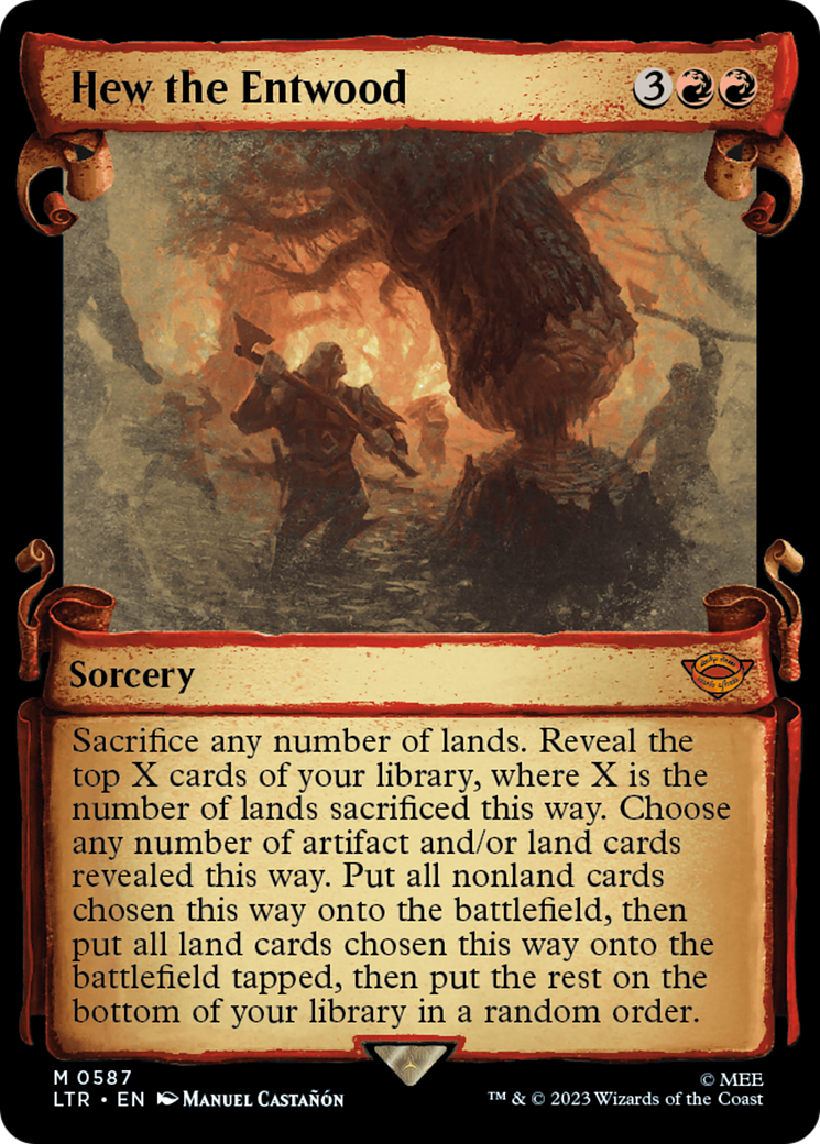 Hew the Entwood [The Lord of the Rings: Tales of Middle-Earth Showcase Scrolls] - Magic: The Gathering - Card Brawlers | Quebec | Canada |