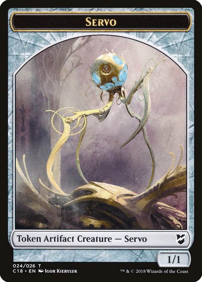 Thopter (025) // Servo Double-Sided Token [Commander 2018 Tokens] - Magic: The Gathering - Card Brawlers | Quebec | Canada |