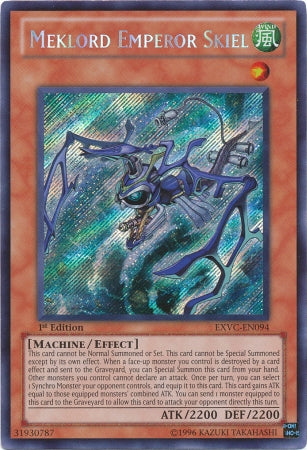 Meklord Emperor Skiel [EXVC-EN094] Secret Rare