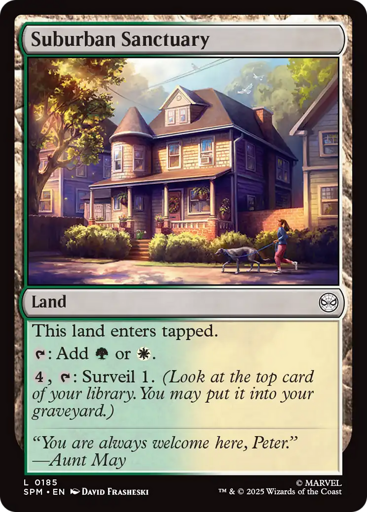 Suburban Sanctuary [Marvel's Spider-Man] - Magic: The Gathering - Card Brawlers | Quebec | Canada |