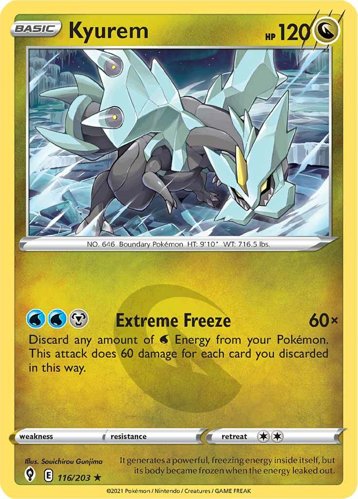 Kyurem (116/203) [Sword & Shield: Evolving Skies] - Pokémon - Card Brawlers | Quebec | Canada |