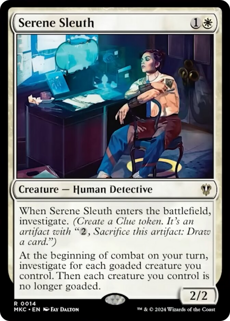 Serene Sleuth [Murders at Karlov Manor Commander] - Magic: The Gathering - Card Brawlers | Quebec | Canada |