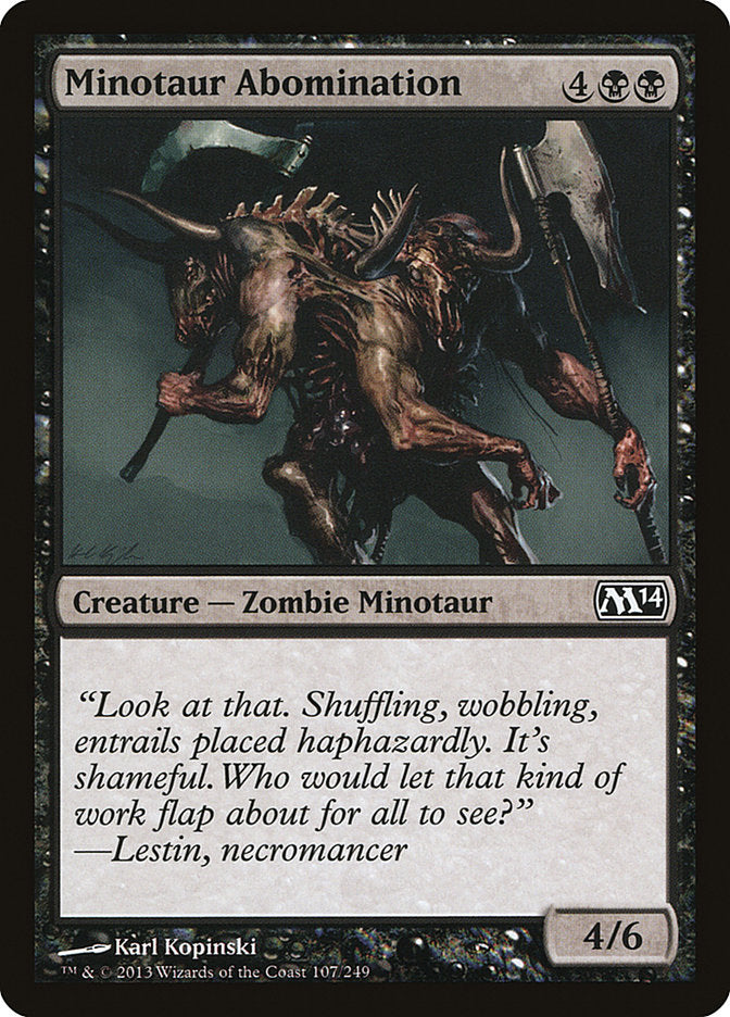 Minotaur Abomination [Magic 2014] - Magic: The Gathering - Card Brawlers | Quebec | Canada |