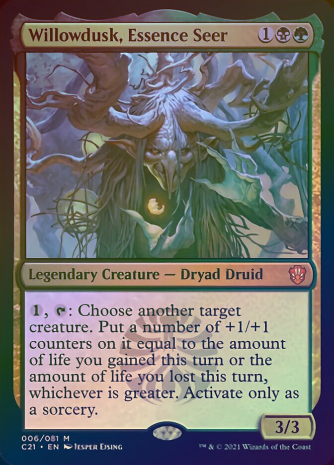 Willowdusk, Essence Seer (Display Commander) [Commander 2021] - Magic: The Gathering - Card Brawlers | Quebec | Canada |