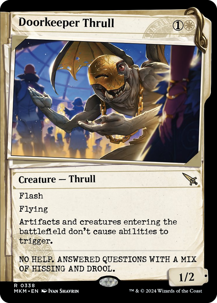 Doorkeeper Thrull (Showcase) [Murders at Karlov Manor] - Magic: The Gathering - Card Brawlers | Quebec | Canada |