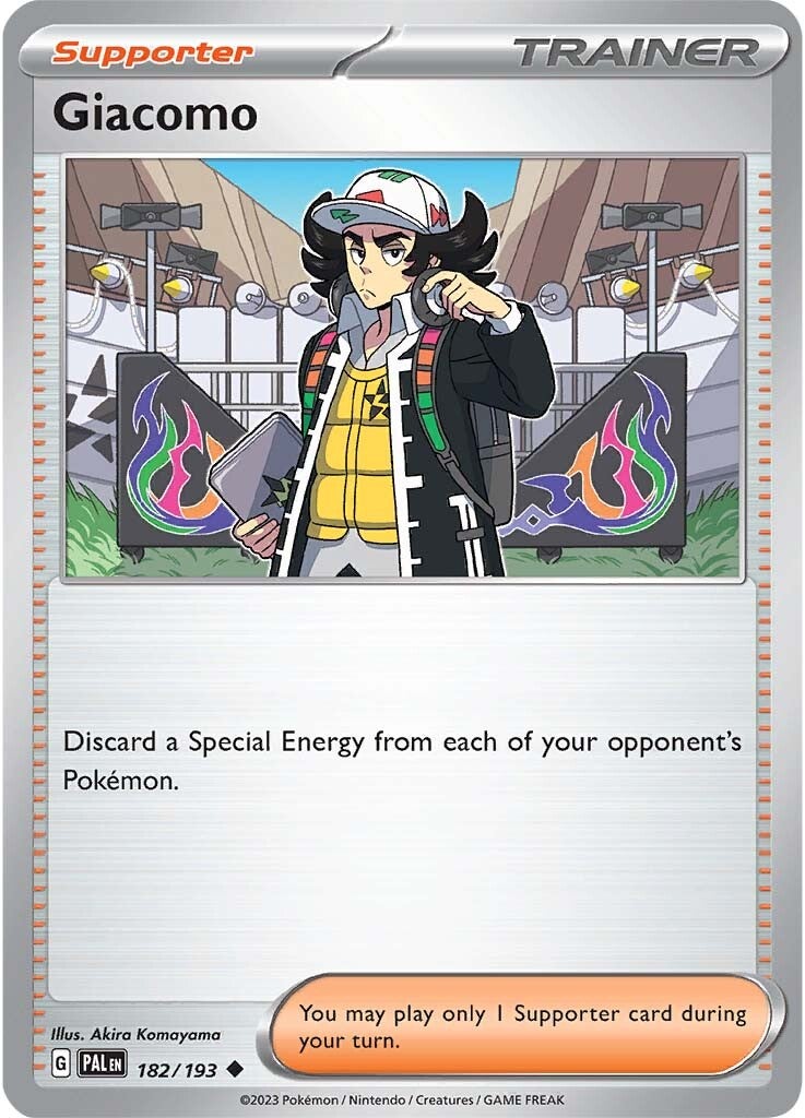Giacomo (182/193) [Scarlet & Violet: Paldea Evolved] - Pokémon - Card Brawlers | Quebec | Canada |