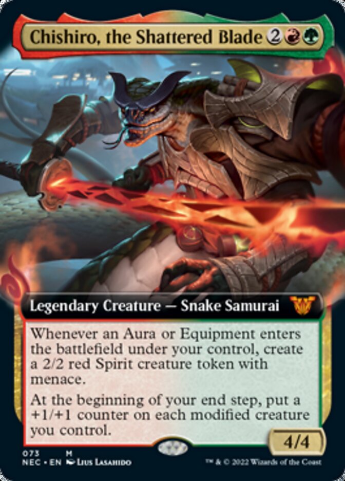 Chishiro, the Shattered Blade (Extended Art) [Kamigawa: Neon Dynasty Commander] - Magic: The Gathering - Card Brawlers | Quebec | Canada |