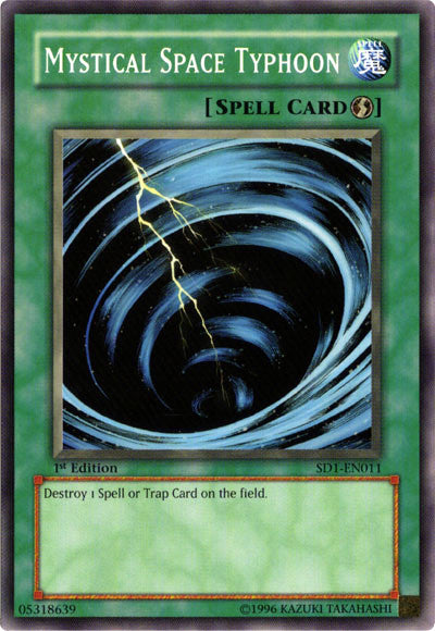 Mystical Space Typhoon [SD1-EN011] Common - Yu-Gi-Oh! - Card Brawlers | Quebec | Canada |
