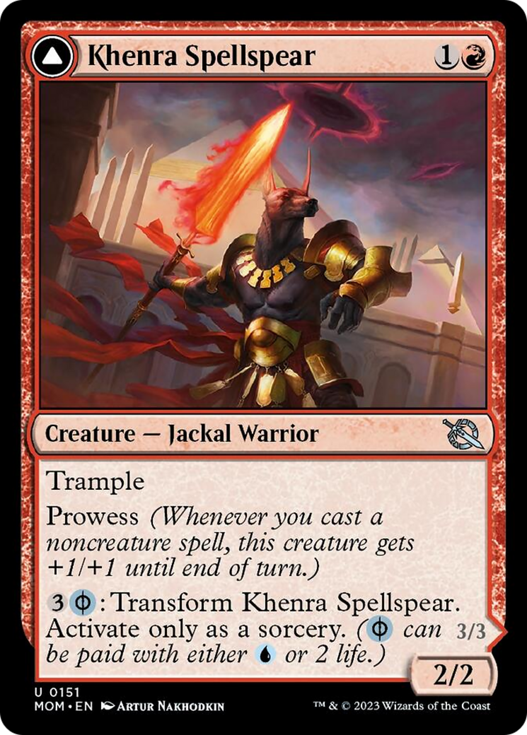 Khenra Spellspear // Gitaxian Spellstalker [March of the Machine] - Magic: The Gathering - Card Brawlers | Quebec | Canada |