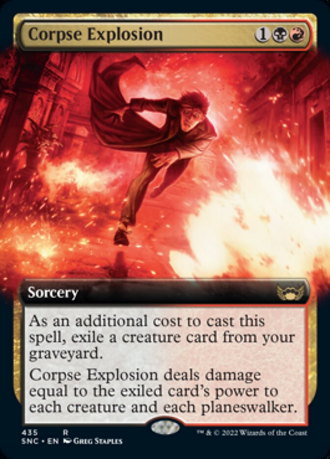 Corpse Explosion (Extended Art) [Streets of New Capenna] - Magic: The Gathering - Card Brawlers | Quebec | Canada |