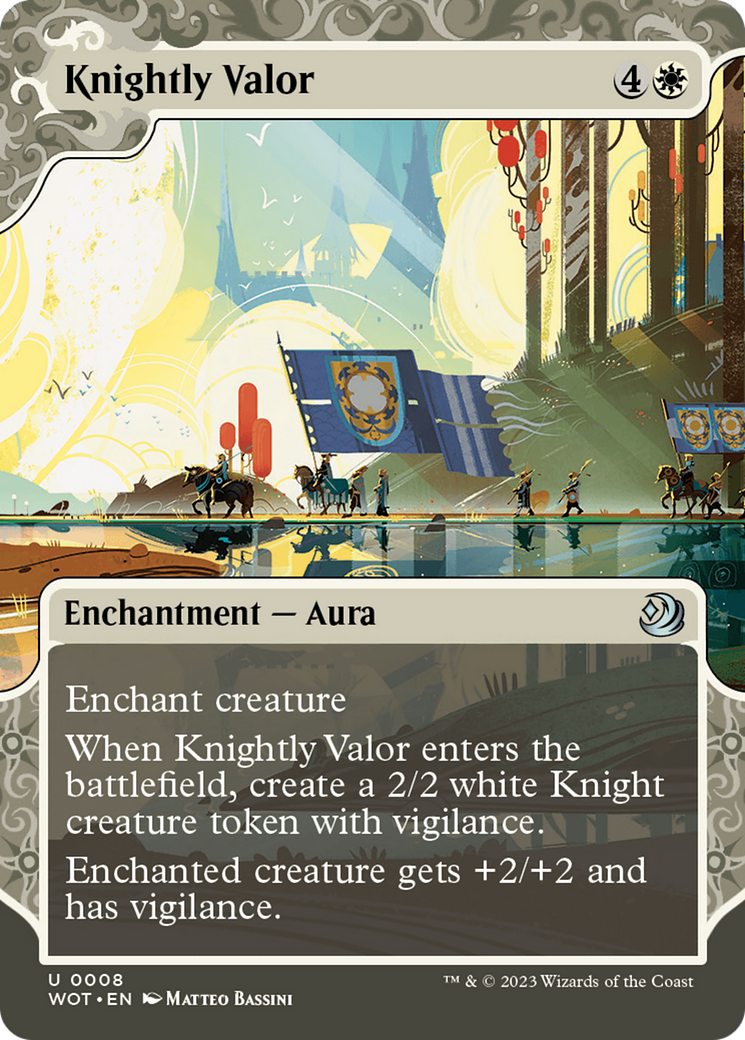 Knightly Valor [Wilds of Eldraine: Enchanting Tales] - Magic: The Gathering - Card Brawlers | Quebec | Canada |