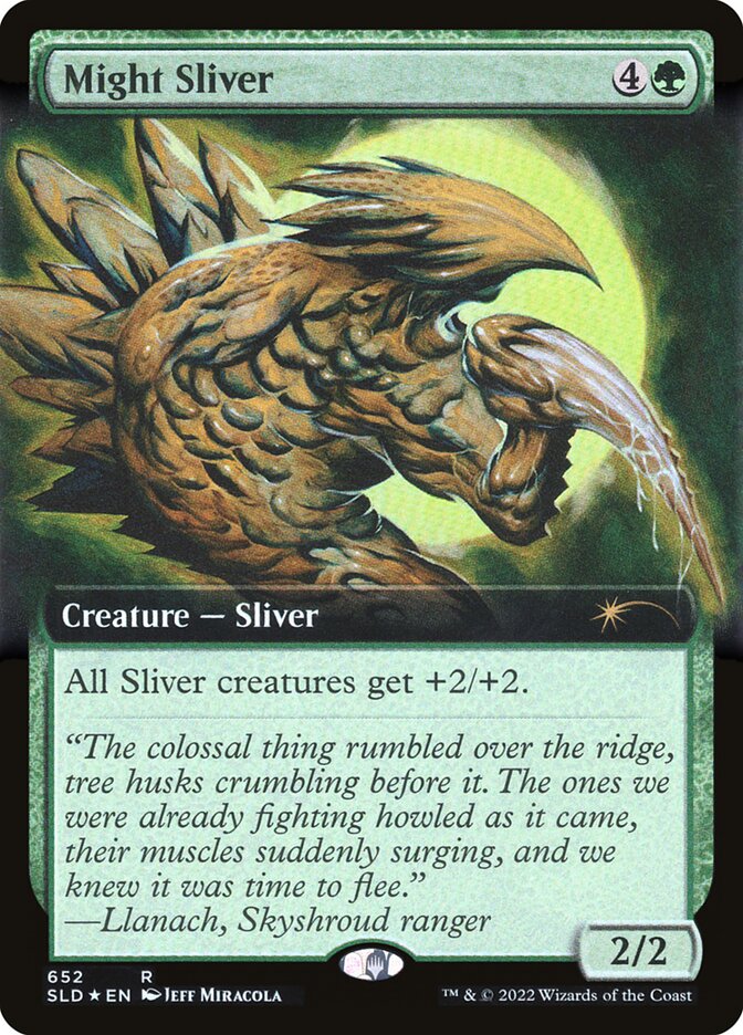 Might Sliver (Extended Art) [Secret Lair Drop Promos] - Magic: The Gathering - Card Brawlers | Quebec | Canada |