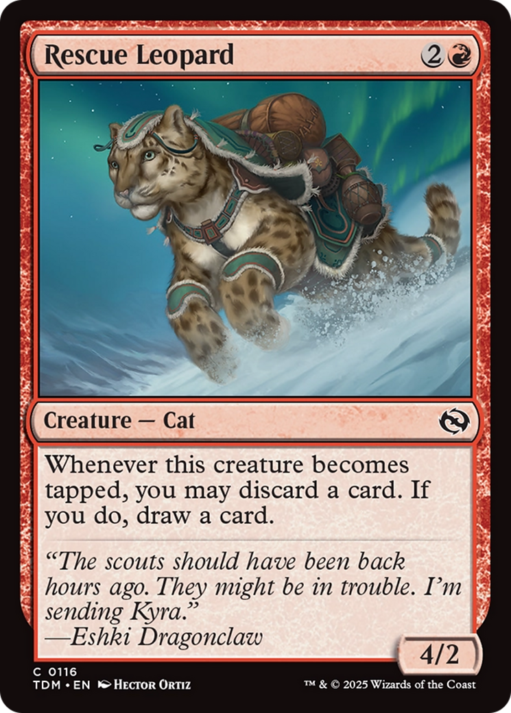 Rescue Leopard [Tarkir: Dragonstorm] - Magic: The Gathering - Card Brawlers | Quebec | Canada |