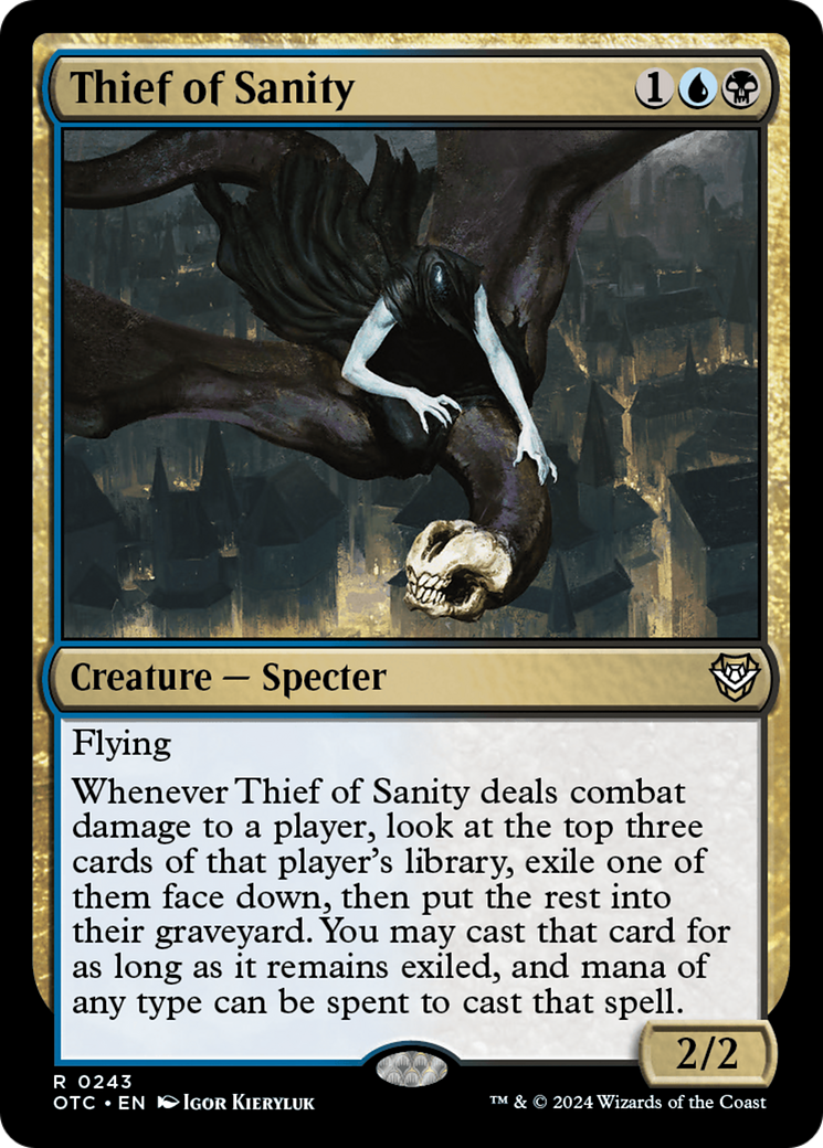 Thief of Sanity [Outlaws of Thunder Junction Commander] - Magic: The Gathering - Card Brawlers | Quebec | Canada |
