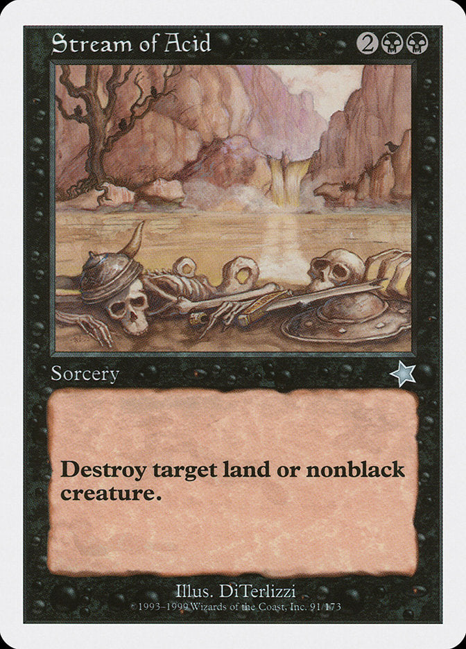 Stream of Acid [Starter 1999] - Magic: The Gathering - Card Brawlers | Quebec | Canada |