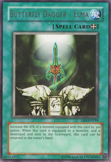Butterfly Dagger - Elma [DR1-EN194] Rare - Yu-Gi-Oh! - Card Brawlers | Quebec | Canada |
