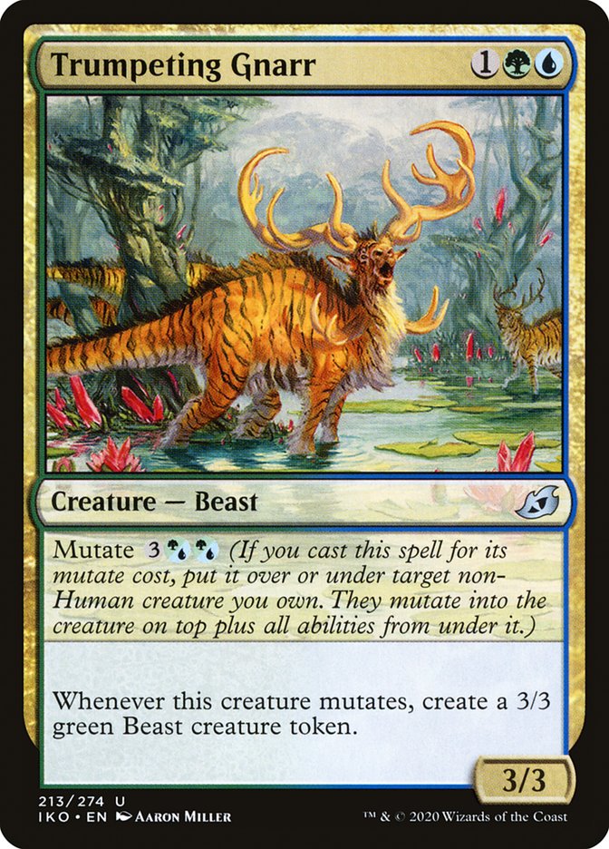 Trumpeting Gnarr [Ikoria: Lair of Behemoths] - Magic: The Gathering - Card Brawlers | Quebec | Canada |