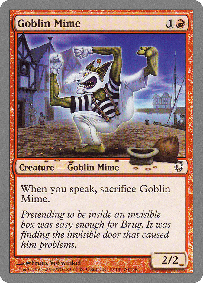 Goblin Mime [Unhinged] - Magic: The Gathering - Card Brawlers | Quebec | Canada |