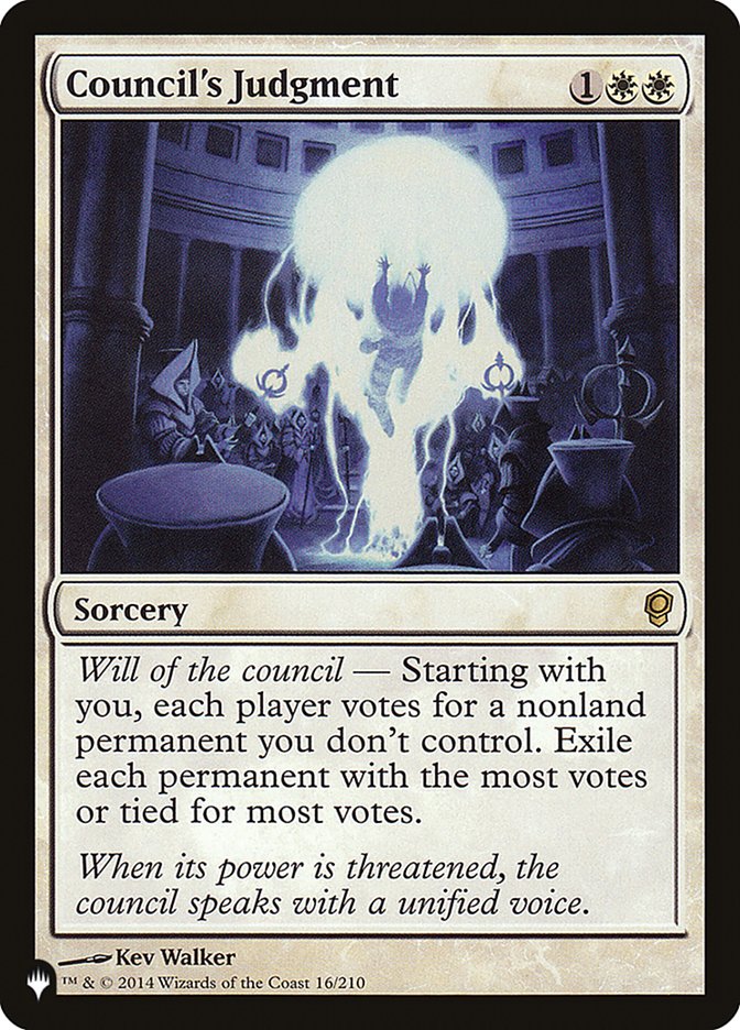 Council's Judgment [The List] - Magic: The Gathering - Card Brawlers | Quebec | Canada |