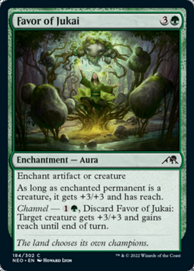 Favor of Jukai [Kamigawa: Neon Dynasty] - Magic: The Gathering - Card Brawlers | Quebec | Canada |