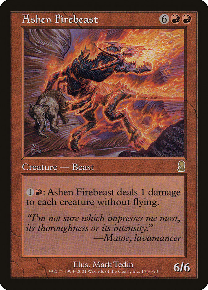 Ashen Firebeast [Odyssey] - Magic: The Gathering - Card Brawlers | Quebec | Canada |