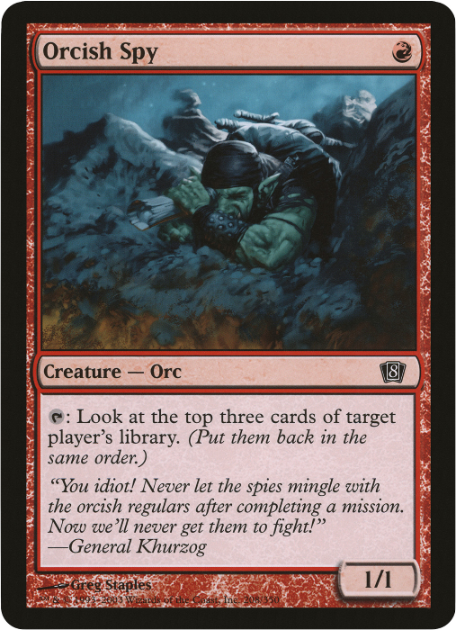 Orcish Spy (Oversized) [Eighth Edition Box Topper] - Magic: The Gathering - Card Brawlers | Quebec | Canada |