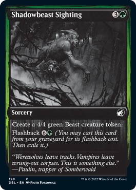 Shadowbeast Sighting [Innistrad: Double Feature] - Magic: The Gathering - Card Brawlers | Quebec | Canada |