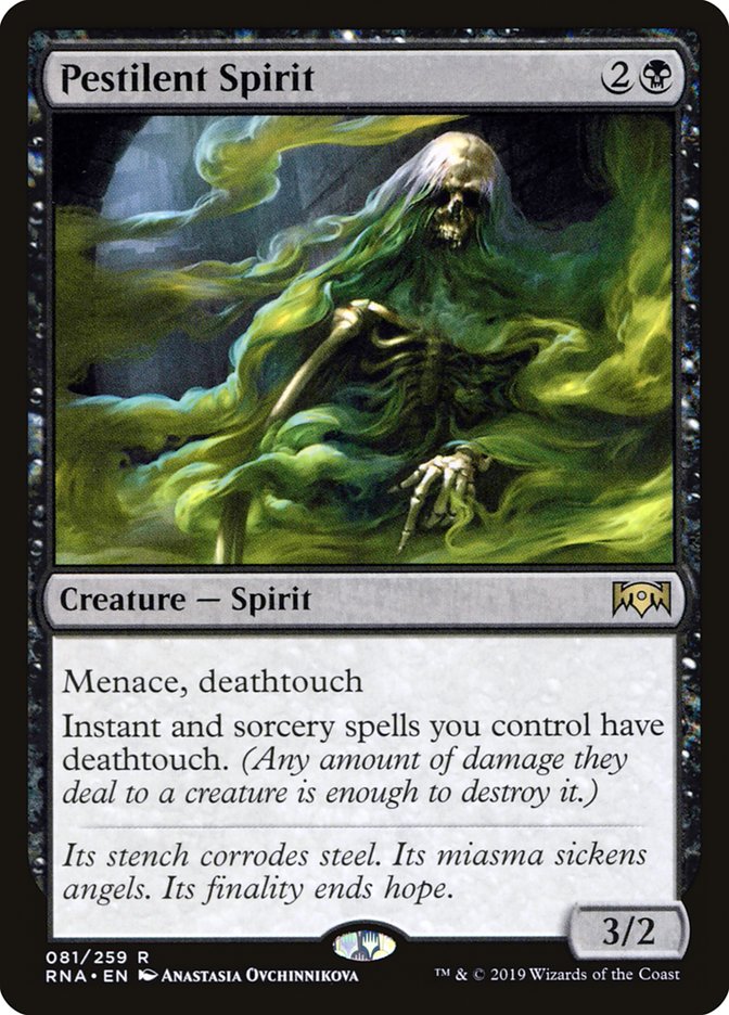 Pestilent Spirit [Ravnica Allegiance] - Magic: The Gathering - Card Brawlers | Quebec | Canada |