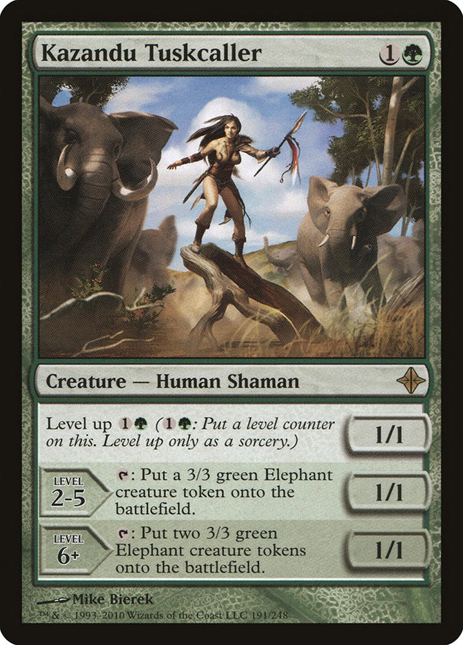 Kazandu Tuskcaller [Rise of the Eldrazi] - Magic: The Gathering - Card Brawlers | Quebec | Canada |