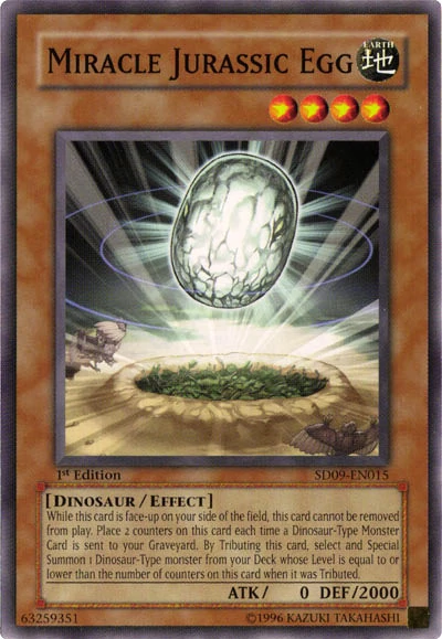 Miracle Jurassic Egg [SD09-EN015] Common - Yu-Gi-Oh! - Card Brawlers | Quebec | Canada |
