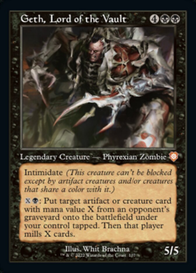 Geth, Lord of the Vault (Retro) [The Brothers' War Commander] - Magic: The Gathering - Card Brawlers | Quebec | Canada |