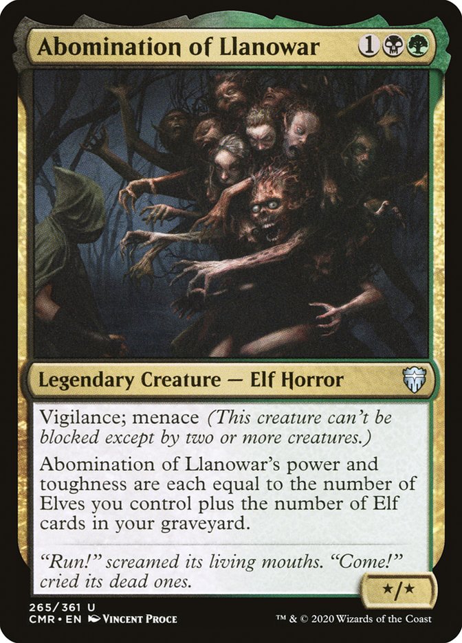 Abomination of Llanowar [Commander Legends] - Magic: The Gathering - Card Brawlers | Quebec | Canada |
