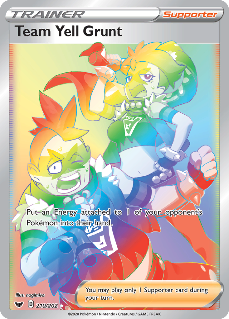 Team Yell Grunt (210/202) [Sword & Shield: Base Set] - Pokémon - Card Brawlers | Quebec | Canada |