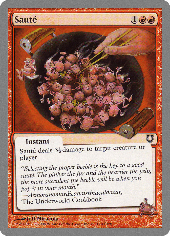 Saute [Unhinged] - Magic: The Gathering - Card Brawlers | Quebec | Canada |