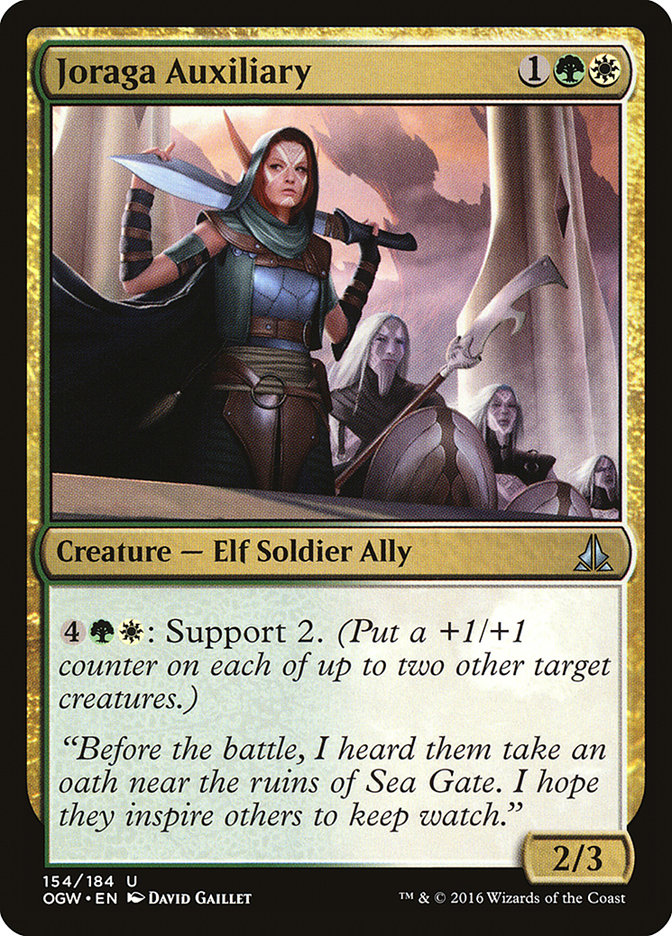 Joraga Auxiliary [Oath of the Gatewatch] - Magic: The Gathering - Card Brawlers | Quebec | Canada |